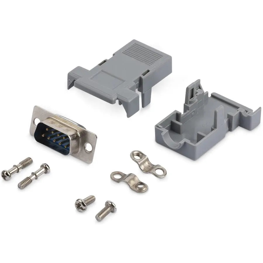 StarTech.com C9PSM Assembled DB9 Male Solder D-Sub Connector with Plastic Backshell
