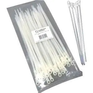 Legrand Group C2G 6-inch Screw-Mountable Cable Ties - 50 Pack for Organizing Wires and Cables