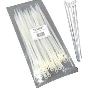 Legrand Group C2G 6-inch Screw-Mountable Cable Ties - 50 Pack for Organizing Wires and Cables by Legrand Group