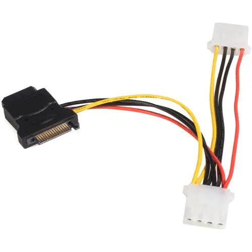 StarTech.com LP4SATAFM2L SATA to LP4 Power Cable Adapter with Dual LP4 Connectors