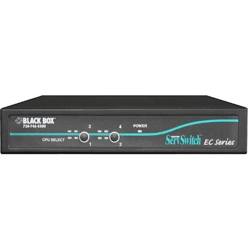 Black Box ServSwitch KV9204A KVM Switch - 4-Port Multi-Server Console Control