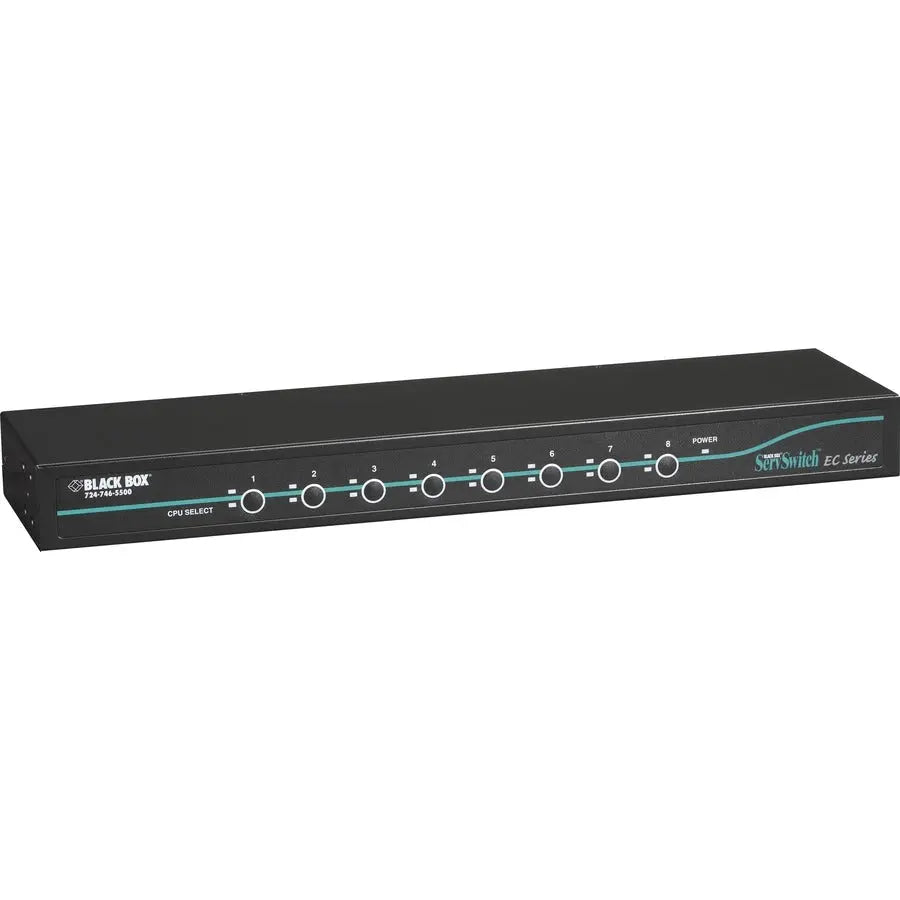 Black Box ServSwitch EC KVM Switch for PS/2 and USB - 8 Port Rack-Mountable