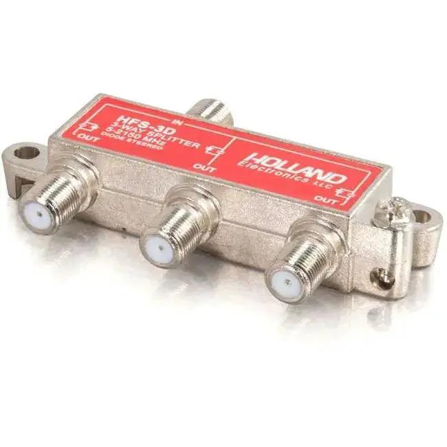 C2G High-Frequency 3-Way Splitter - Silver by Legrand Group Part 41021 by Legrand Group