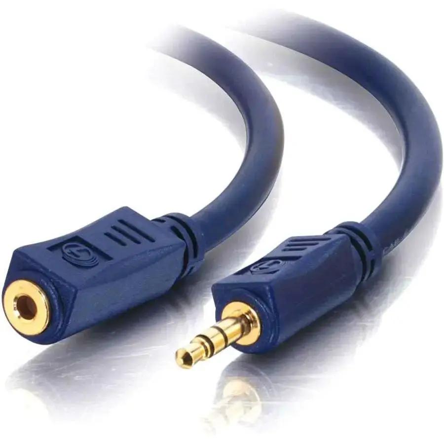 Legrand Group C2G Velocity 3.5mm Stereo Audio Extension Cable - 50 ft, Blue by Legrand Group