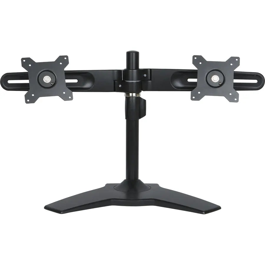 Planar AS2 Black Dual Monitor Stand - Supports Up to 24-inch LCD Displays, 66 lb Capacity