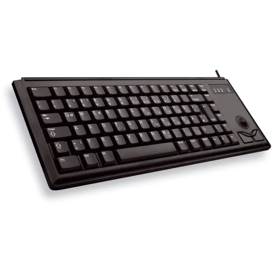 Cherry Americas G84-4420 UltraSlim Compact Keyboard with Built-in Trackball