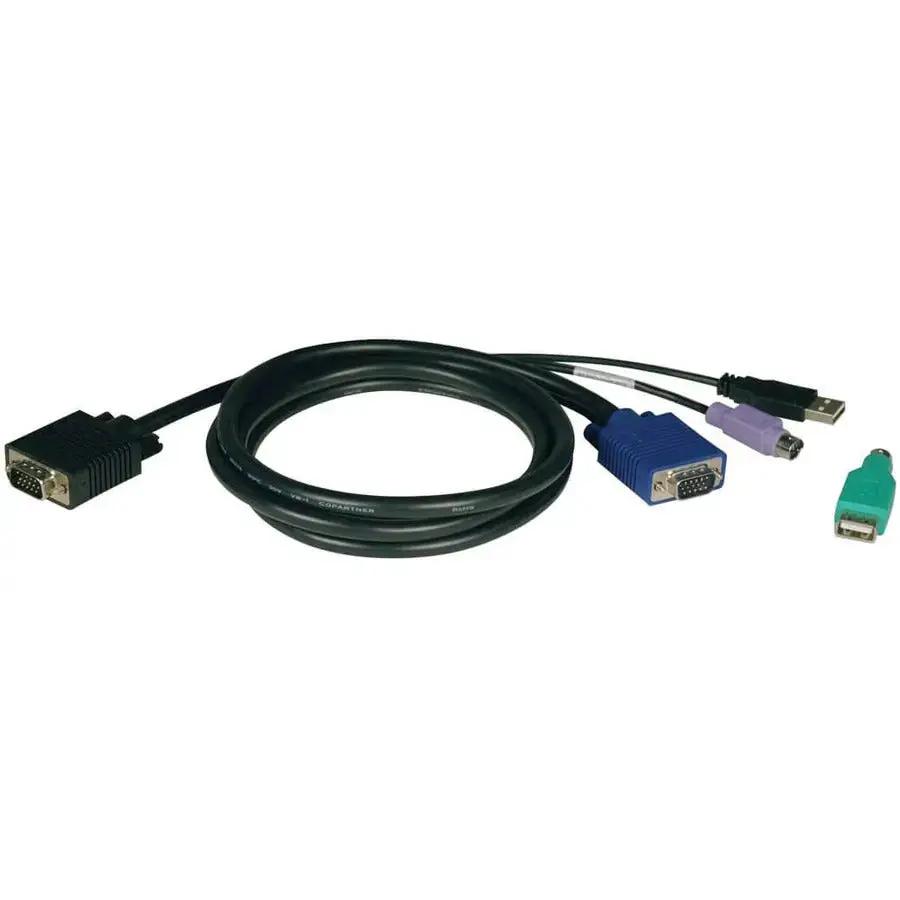 Eaton Corporation Tripp Lite P780-010 USB/PS2 Combo KVM Cable Kit for NetController B042-Series, 10 ft by Eaton Corporation
