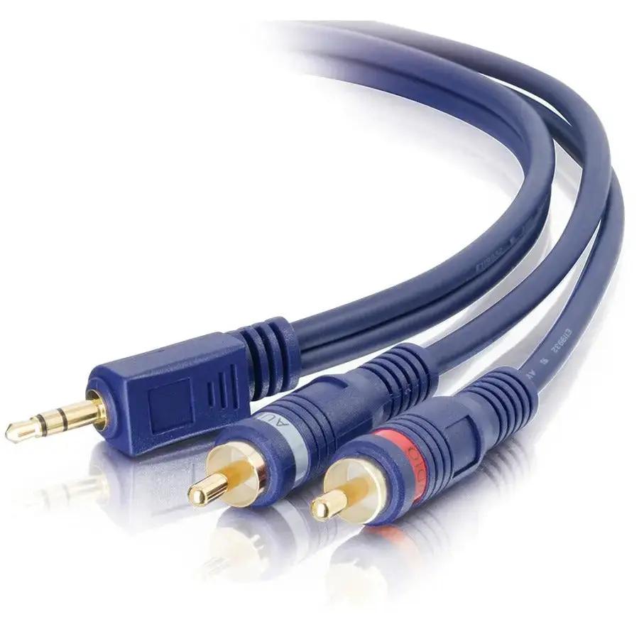 C2G 50ft Velocity Series 3.5mm Stereo to RCA Stereo Y-Cable - Legrand Group by Legrand Group