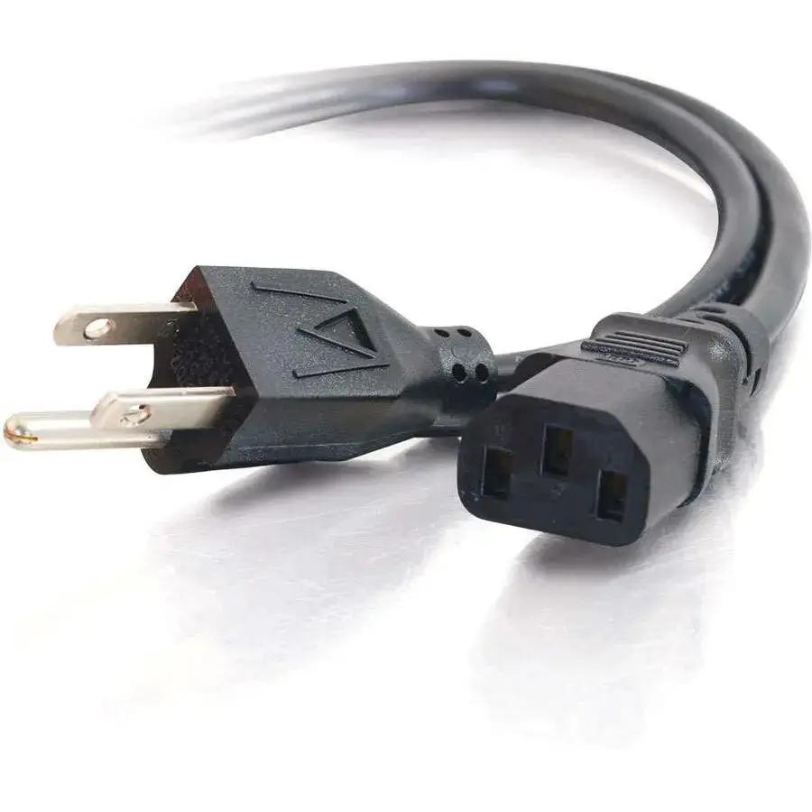 C2G 2ft Universal Power Cord with NEMA 5-15P to IEC320C13 - 16 AWG, TAA Compliant by Legrand Group