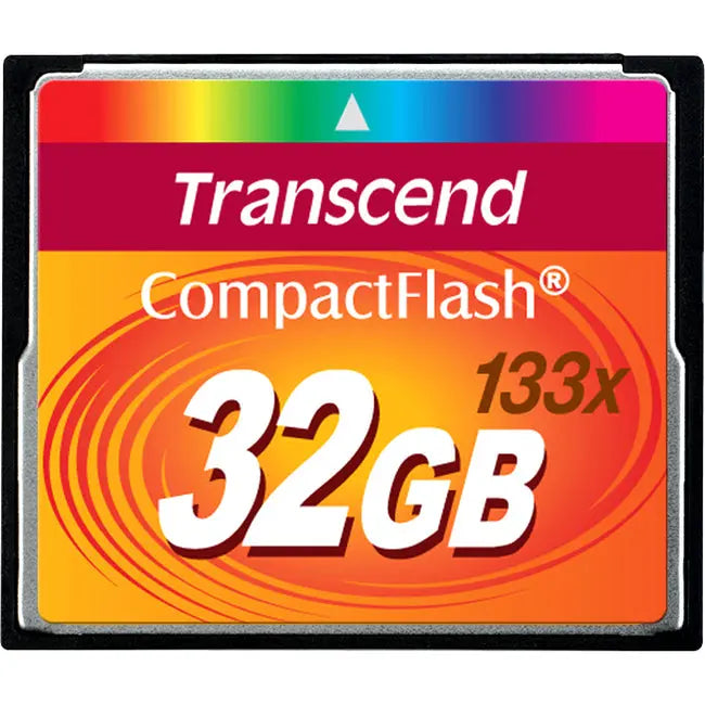 Transcend 32GB CompactFlash Card - (133x) for High-Speed Data Transfer and Reliable Storage