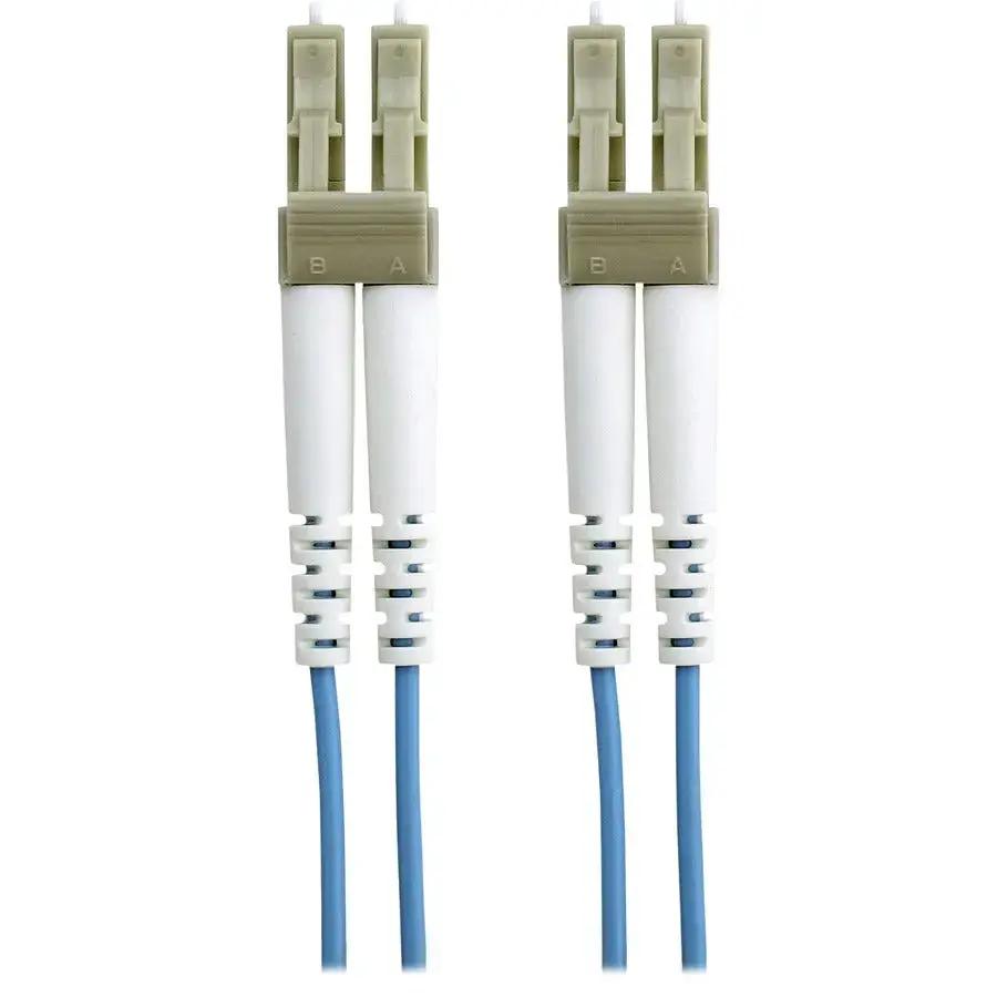 Belkin F2F402LL-15M-G 10GB Multimode LC/LC Fiber Optic Patch Cable, 50/125 OM3, Aqua by Belkin International, Inc