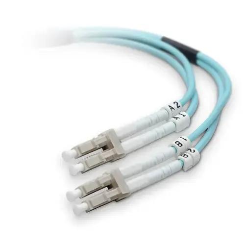 Belkin F2F402LL-20M-G 10GB Aqua Multimode LC/LC Duplex Fiber Optic Patch Cable by Belkin International, Inc