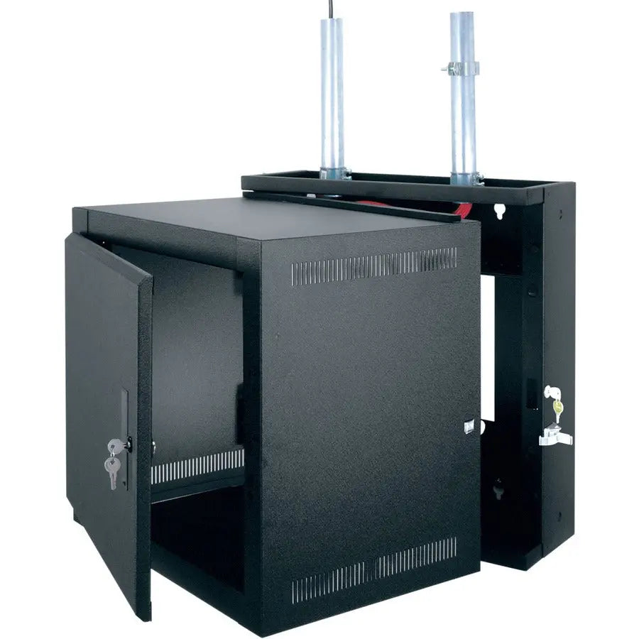 Middle Atlantic EWR Series Wall Mount Rack Cabinet - 8U, 17-Inch Depth, Black Powder Coat by Legrand Group