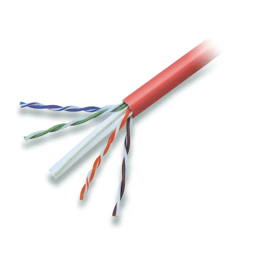 Belkin Cat. 6 High Performance UTP Bulk Network Cable - Red, 1000 ft