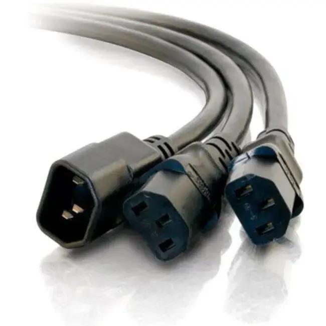 Legrand Group C2G 6ft 16 AWG Power Cord Splitter - IEC320C14 to Dual IEC320C13 Outlets by Legrand Group