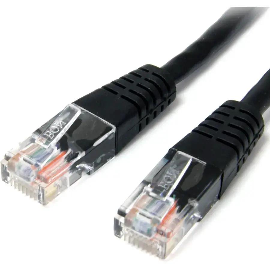 StarTech.com 2 ft Black Cat5e UTP Patch Cable with Molded RJ45 Connectors by StarTech.com