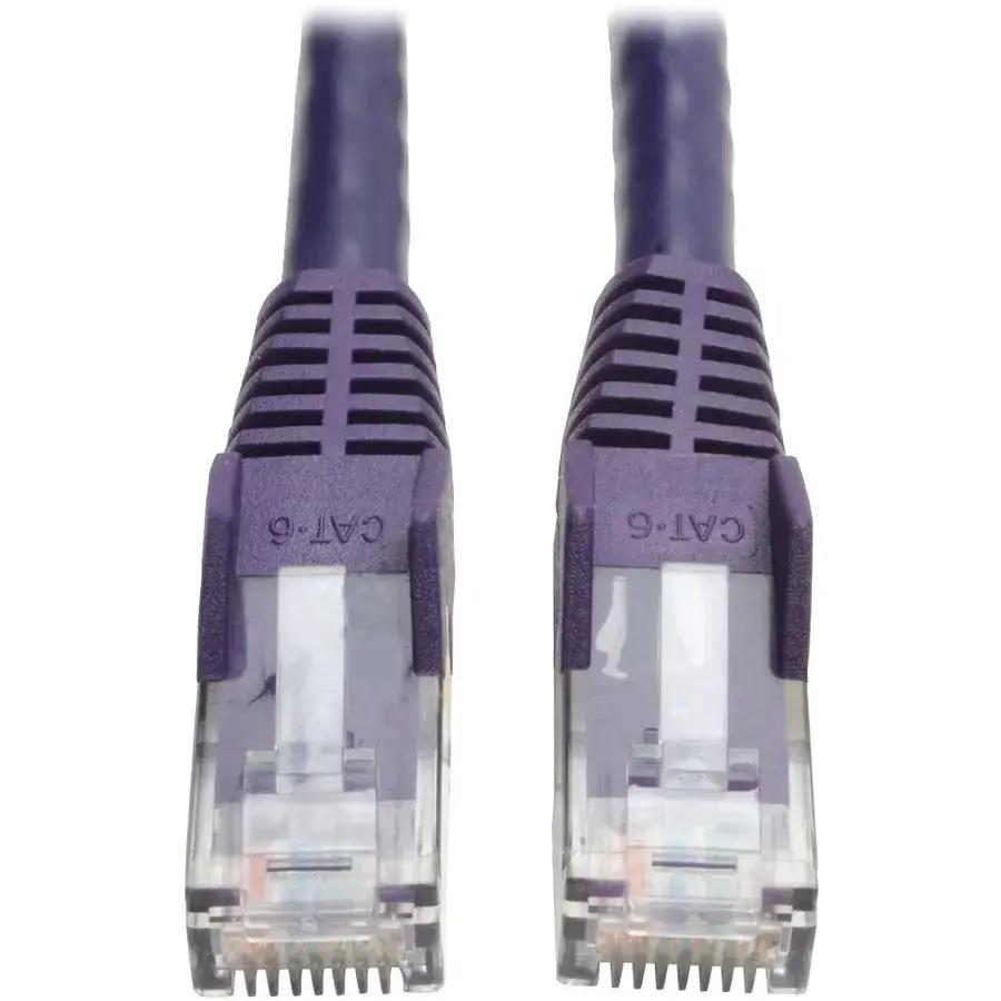 Eaton Corporation Tripp Lite N201-007-PU Cat6 Gigabit UTP Patch Network Cable, 7 ft, Purple by Eaton Corporation