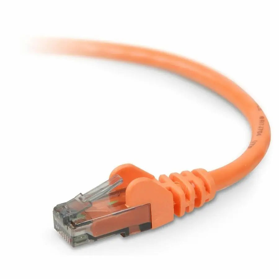 Belkin A3L980-30-ORG-S High Performance Category 6 UTP Network Patch Cable, 3 Feet, Orange