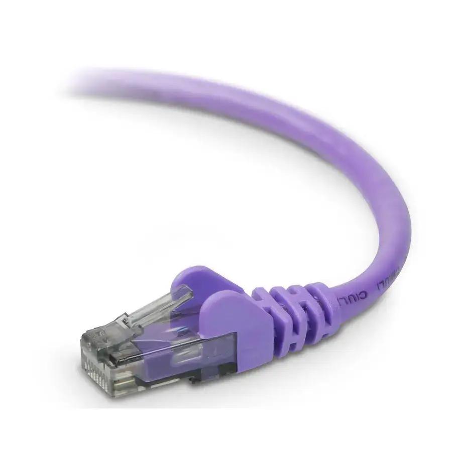 Belkin Cat.6 High Performance UTP Stranded Patch Cable – Purple, 6 ft by Belkin International, Inc