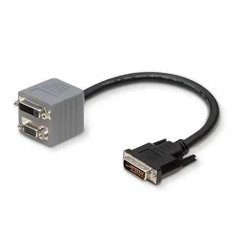 Belkin Dual Link Cable Adapter F2E7900-01-DV - DVI-I to HD-15 VGA and DVI-D Digital Video, 1 Foot by Belkin International, Inc