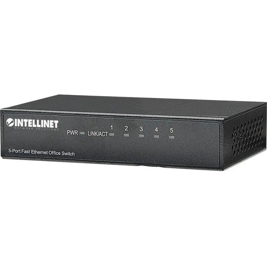 Intellinet 5-Port Fast Ethernet Office Switch - Reliable Desktop Network Extension