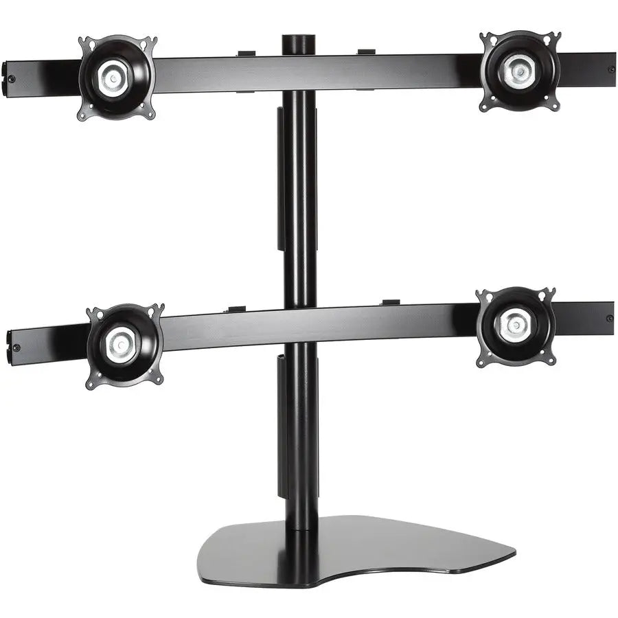 Chief KTP445B Widescreen Quad Display Desk Mount for Monitors up to 30 inches, Black