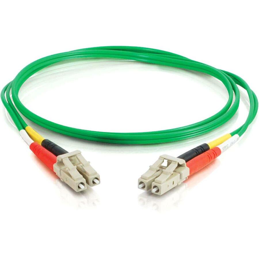 C2G 2m LC-LC Fiber Optic Duplex Patch Cable - Green, Model 37252