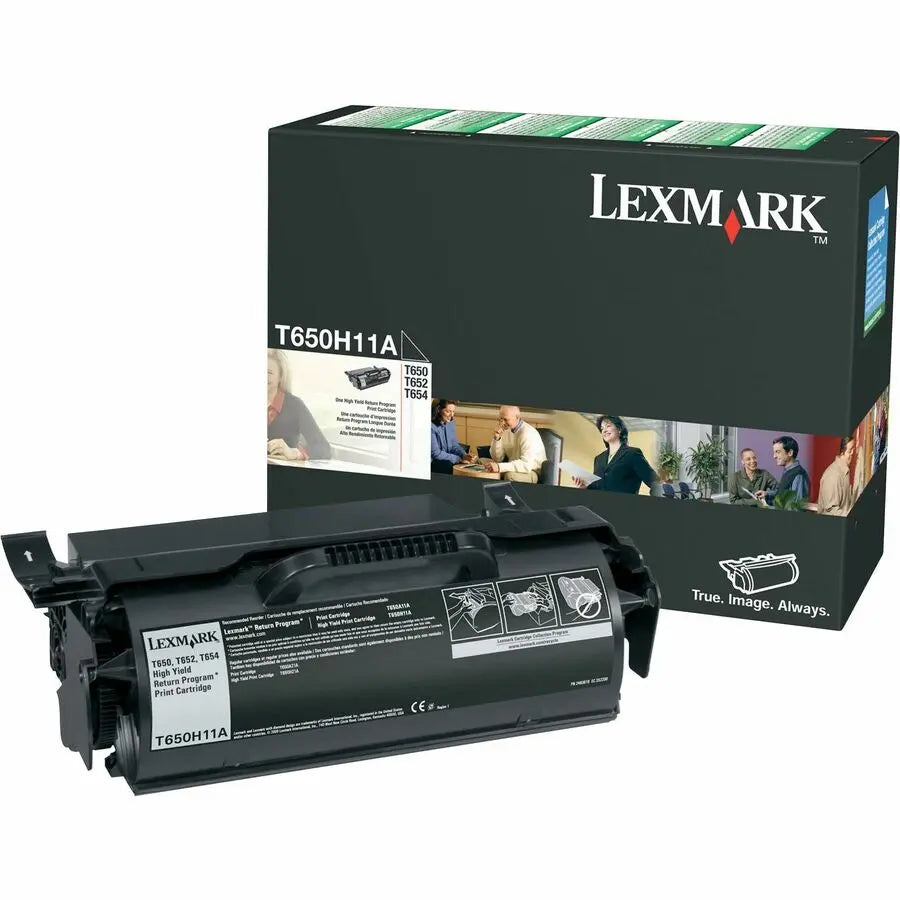 Xerox T650H11A Lexmark Original Black Toner Cartridge – High Yield for T650, T652, T654 & More