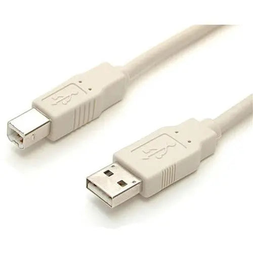 StarTech.com 6 ft Beige USB A to B Cable - High-Speed Data Transfer for Printers and Scanners