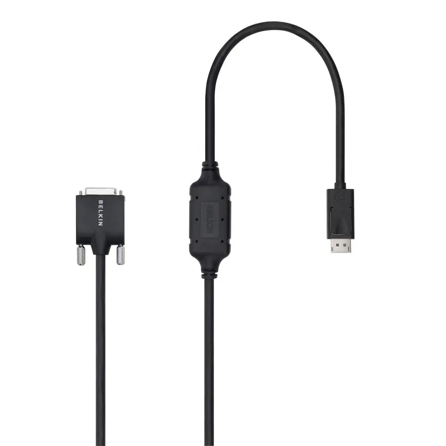 Belkin DisplayPort to DVI Cable - 6 Foot Black (Part Number F2CD002B06-E)