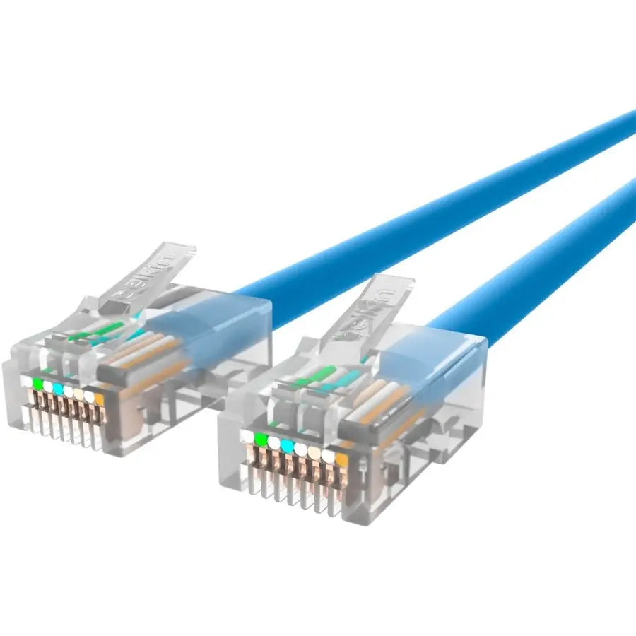 Belkin CAT6 Ethernet Patch Cable, RJ45, M/M – Blue Network Cable for Gigabit Ethernet by Belkin International, Inc
