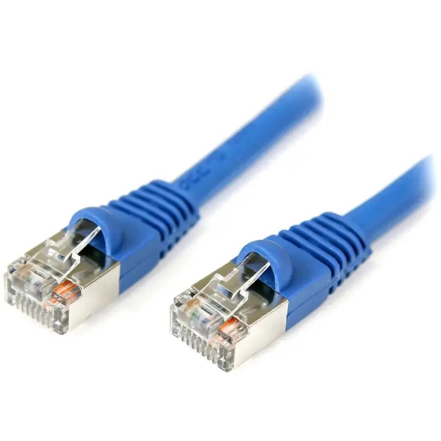 StarTech.com 75 ft Blue Shielded Cat5e F/UTP Snagless Patch Cable by StarTech.com