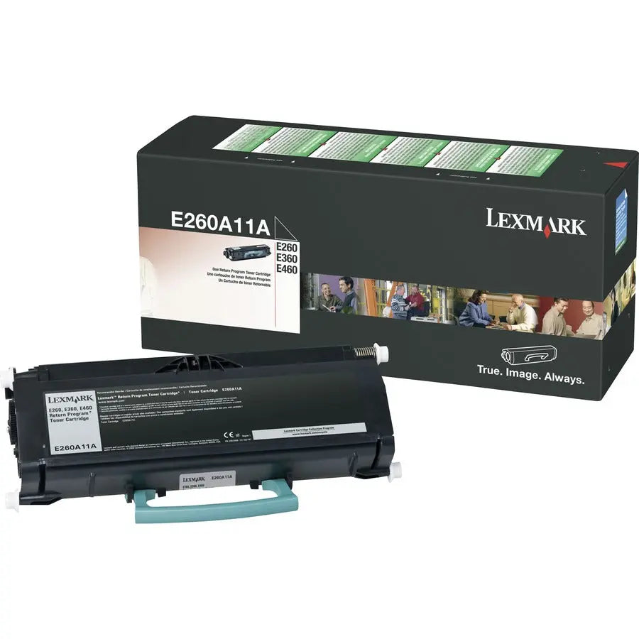 Lexmark E260A41G Return Program Black Toner Cartridge - Compatible with Lexmark E260, E360, and E460 Series Printers