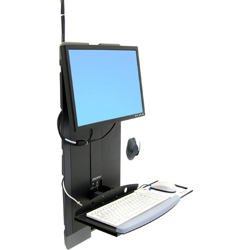 Ergotron StyleView 60-593-195 Vertical Mount Lift for 24-Inch Displays in Black