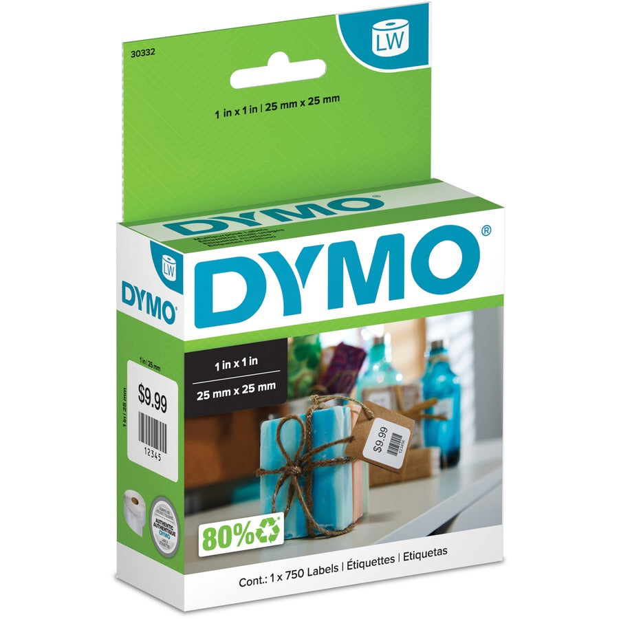 Dymo LabelWriter Square Multipurpose Labels – 750 White Labels for Mailing and Organization
