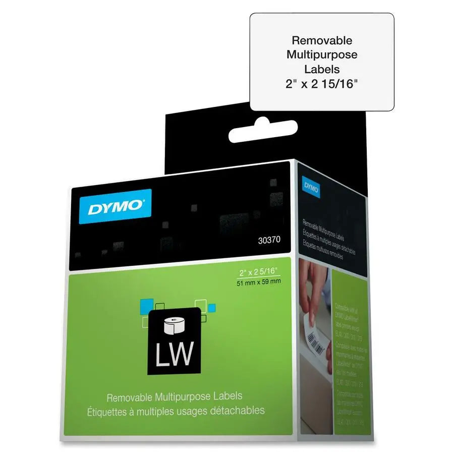 Dymo Removable Multipurpose LabelWriter Labels – Compatible with Dymo LabelWriter 450 Series and More