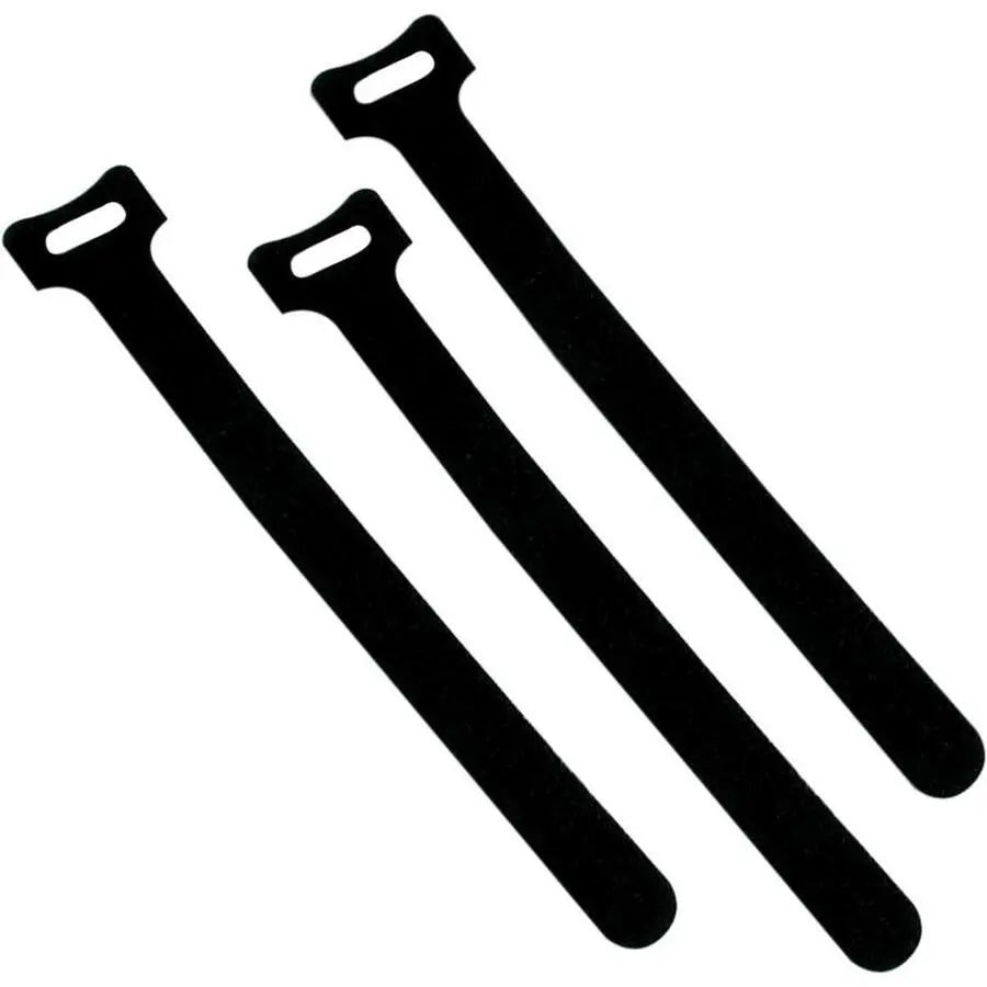 Legrand Group C2G 6-Inch Hook-and-Loop Cable Management Wraps - Black, 50 Pack