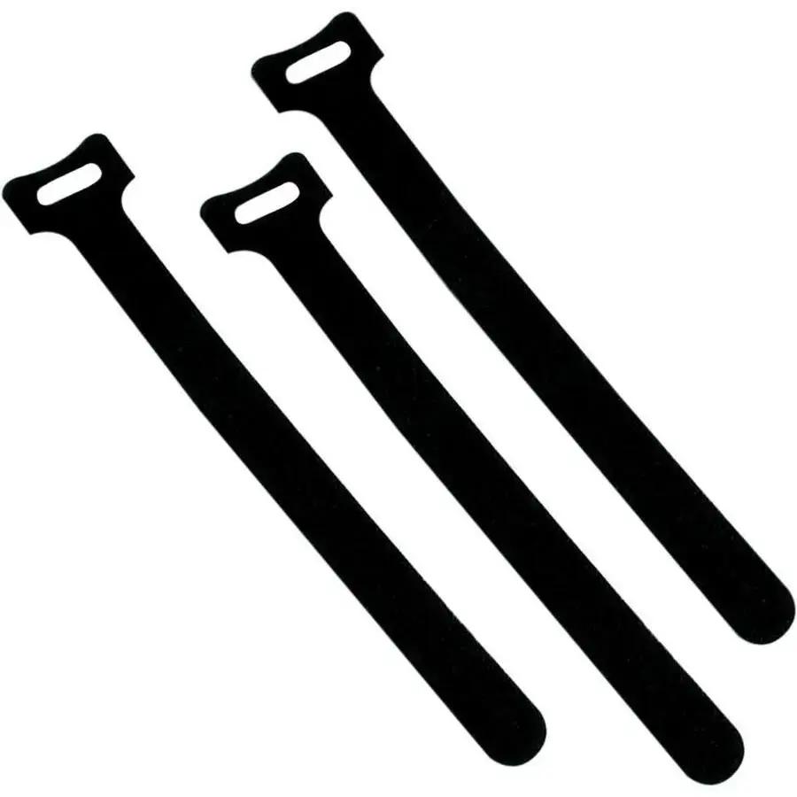 Legrand Group C2G 6-Inch Hook-and-Loop Cable Management Wraps - Black, 50 Pack by Legrand Group