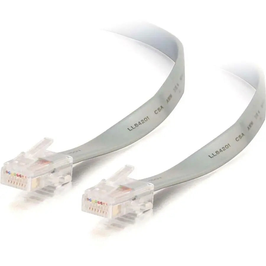 C2G 25ft Cat.5e Rollover Modular Cable with Gold Plated Connectors