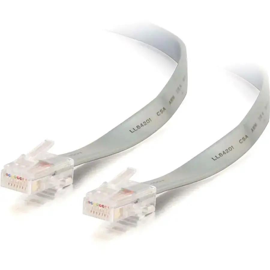 C2G 25ft Cat.5e Rollover Modular Cable with Gold Plated Connectors by Legrand Group