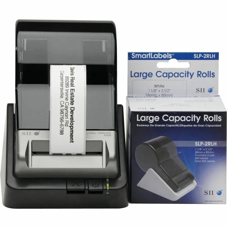 Seiko Instruments USA, Inc SLP-2RLH SmartLabels Large Capacity White Address Labels