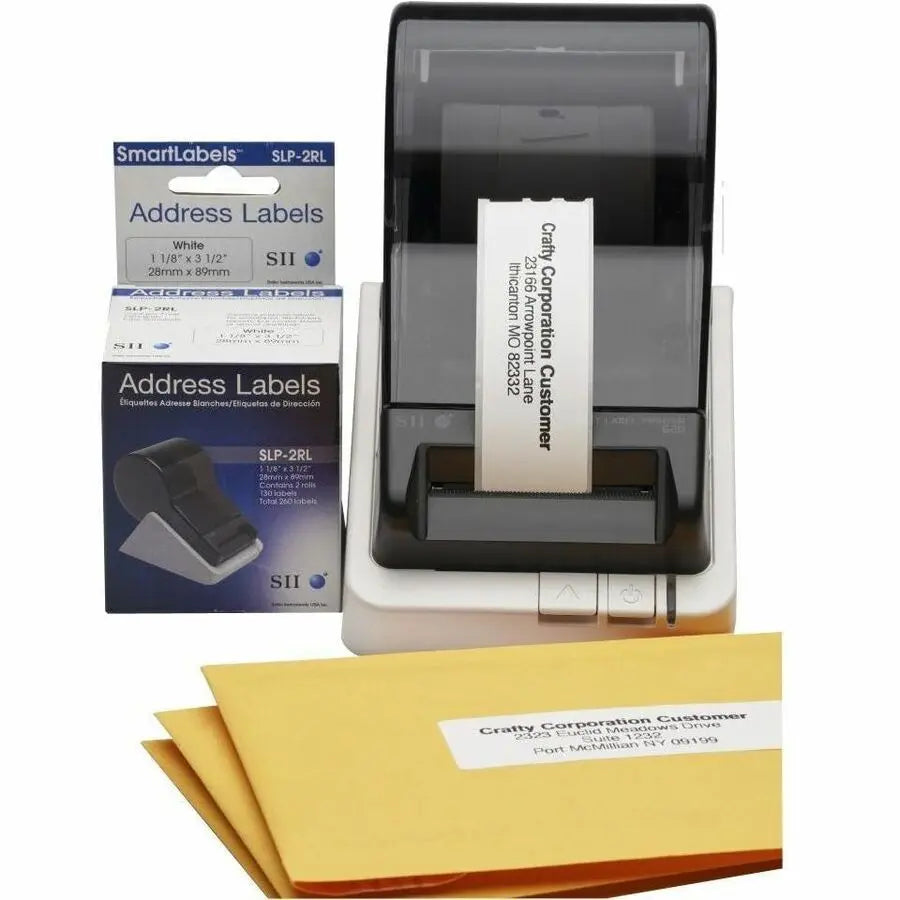 Seiko SmartLabel SLP-2RL White Address Labels – High-Quality Printable Labels for SLP and Dymo Printers