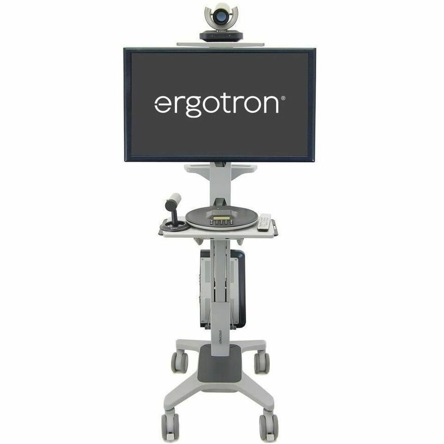 Ergotron Neo-Flex WideView WorkSpace Large Display Cart with Height Adjustment and Cable Management