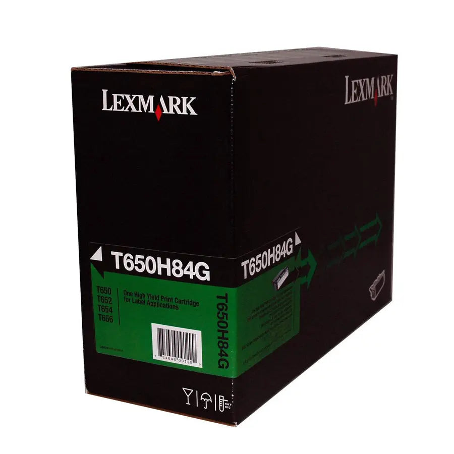Lexmark High Yield Black Toner Cartridge T650H84G for Lexmark T650, T652, T654 Printers