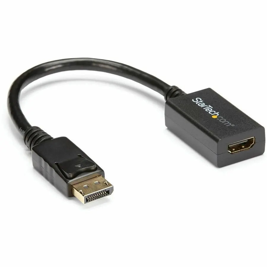 StarTech.com DisplayPort to VGA Adapter, Active DP to VGA Converter, 1080p Video DP to VGA Monitor Dongle, Latching DP Connector, Durable