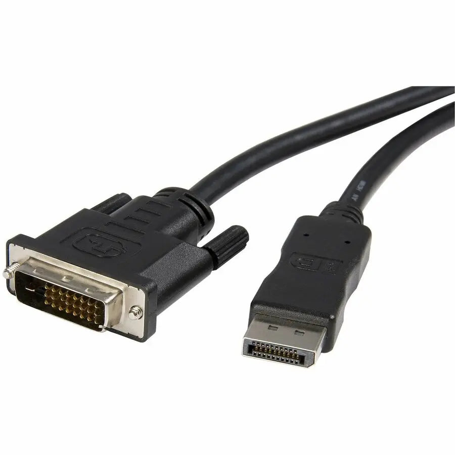 StarTech.com 10ft DisplayPort to DVI-D Video Converter Cable, DP 1.2 to DVI Monitor Cable