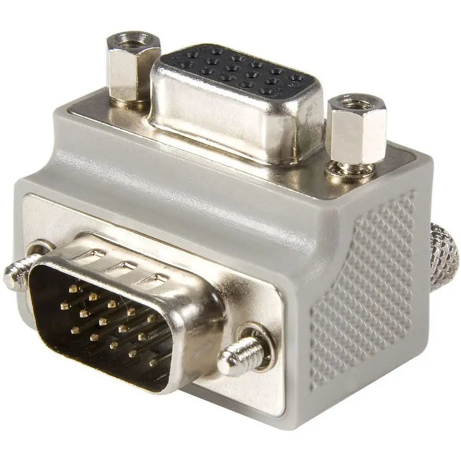 StarTech.com GC1515MFRA1 Right Angle VGA to VGA Adapter Cable – Durable and Versatile Video Connection