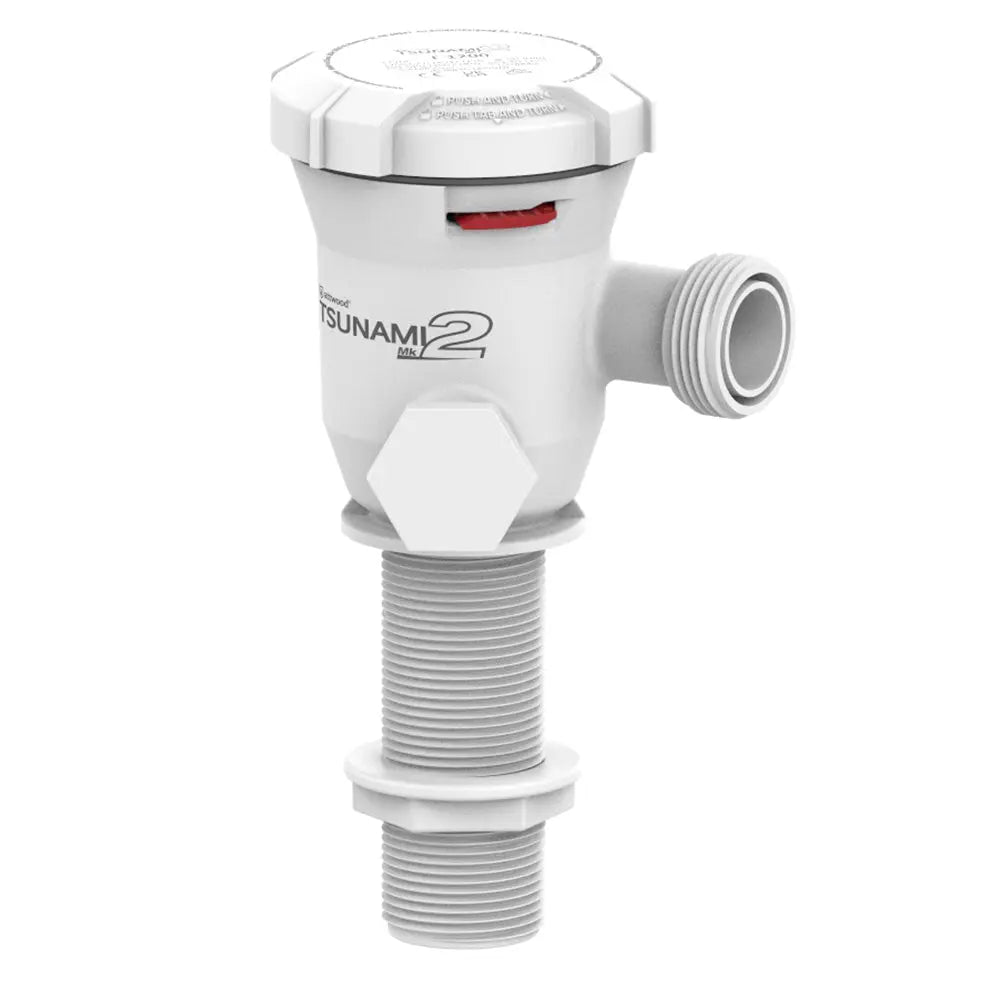 Attwood Marine Tsunami Mk2 T1200 12V Aerator with Straight Inlet for Live Bait and Fish Preservation