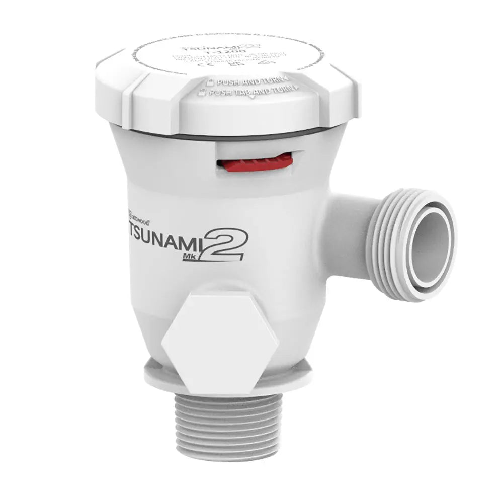 Attwood Marine Tsunami Mk2 T1200 Aerator - 12V with 1-Inch NPT Inlet for Live Bait and Fish Preservation