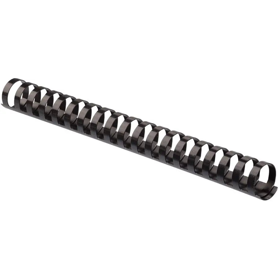 Fellowes Plastic Combs - Oval Back, 2 Inch, Black, 40 Pack